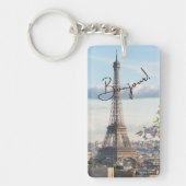 Porte-clés Bonjour Porte - clé à la touche parisienne (Devant)