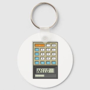 Porte-clés Bonjour porte - clé de calculatrice