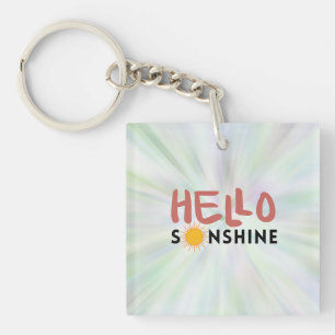 Porte-clés Bonjour Sonshine, Sun Rays, Vues d'été