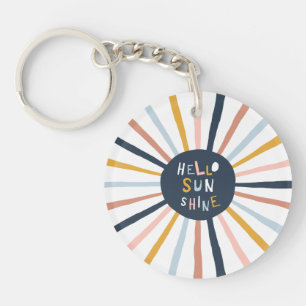 Porte-clés Bonjour Sunshine