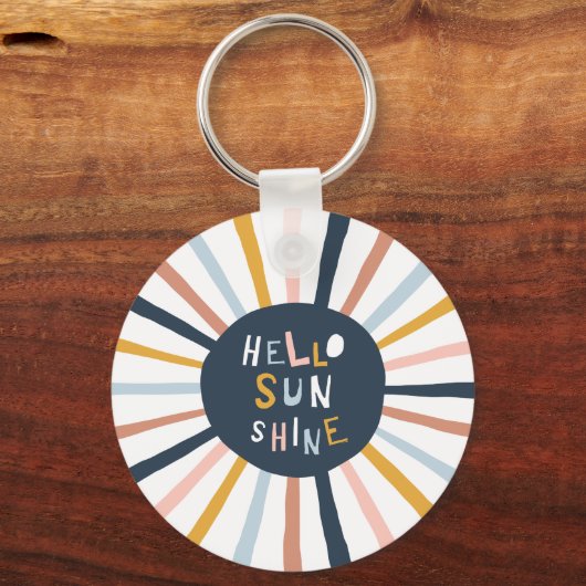 Porte-clés Bonjour Sunshine (Recto)