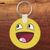 Porte-clés bonjour visage heureux (Recto)