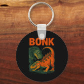 Porte-clés Bonk Dinosaur Funny Prehistoric Humor Design  (Recto)