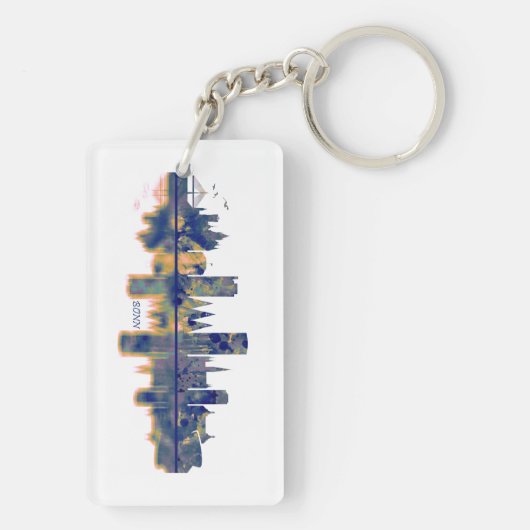 Porte-clés Bonn Skyline (Dos)