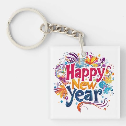Porte-clés Bonne année (Devant)