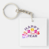 Porte-clés Bonne année 2025 (Devant)