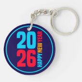 Porte-clés Bonne année 2026-34568 (Dos)