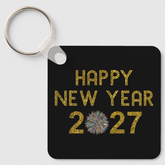 Porte-clés Bonne année 2027 (Recto)