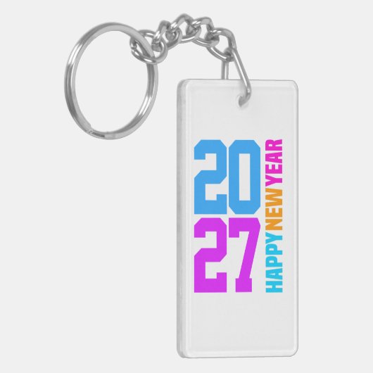 Porte-clés Bonne année 2027 (Devant gauche)