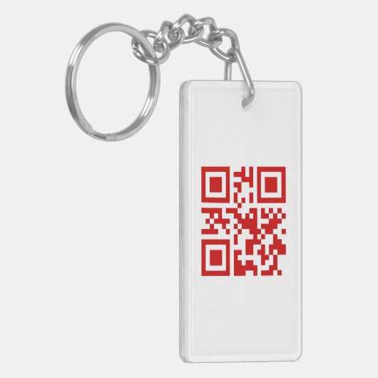 Porte-clés Bonne année ! — Code QR (Devant gauche)