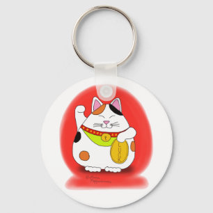 Porte-clés Bonne chance Maneki Neko