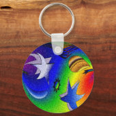 Porte-clés Bonne Étoiles (Recto)