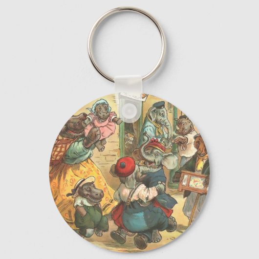 Porte-clés Bonne famille Hippo (Recto)