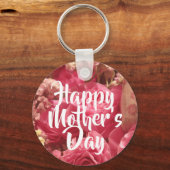 Porte-clés Bonne fête des mères Roses du coeur (Recto)