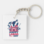 Porte-clés Bonne fête du travail (Dos)