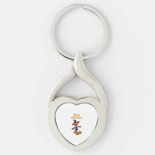 Porte-clés Bonne Halloween Scarecrow (Devant)