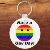 Porte-clés Bonne Journée Gay ! (Recto)