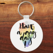 Porte-clés Bonne Journée Gay (Recto)