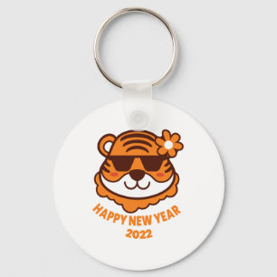 Porte-clés Bonne nouvelle année de tigre