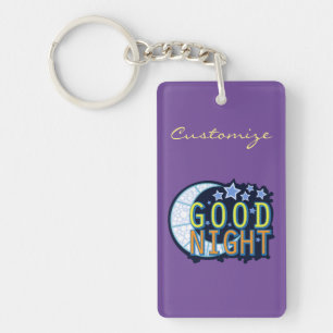 Porte-clés Bonne nuit Croissant Lune Thunder_Cove