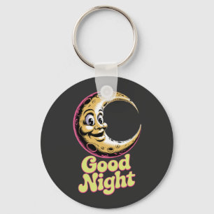 Porte-clés Bonne nuit Retro Moon