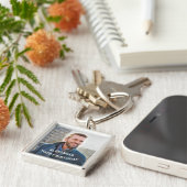 Porte-clés Bonne photo d'anniversaire Personnaliser (Côté)