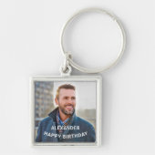 Porte-clés Bonne photo d'anniversaire Personnaliser (Devant)