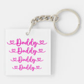 Porte-clés Bonne première Fête des pères papa | (Dos)