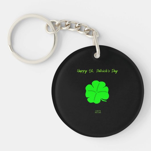 Porte-clés Bonne St. Patrick's Day Circle Porte - clé (Devant)