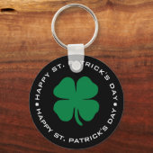 Porte-clés Bonne St. Patrick's Day Shamrock Lucky Charm (Recto)
