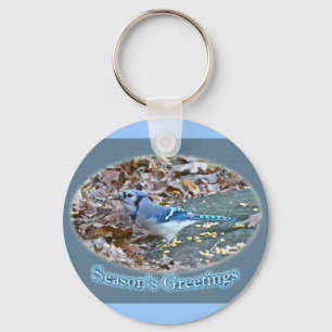 Porte-clés Bonnes Fêtes Blue Jay