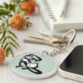 Porte-clés BONOBO mignon - Chimpanzé - Primate - Faune (Devant droit)