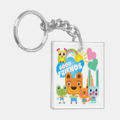 Porte-clés Bons amis d'animaux (Devant gauche)