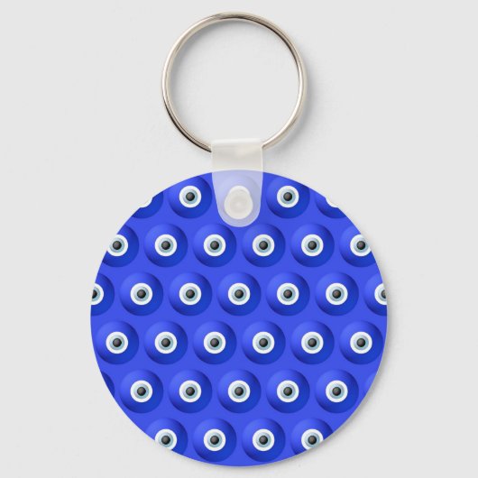 Porte-clés Bons charmes de la chance contre le Motif des yeux (Recto)
