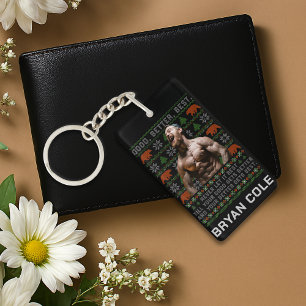 Porte-clés Bons Meilleurs Pires Costumes de Noël Personnalisé