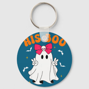 Porte-clés Boo & boo drôles de couples Halloween assortis