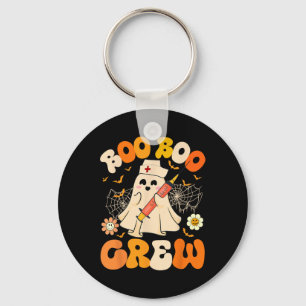 Porte-clés Boo Boo Crew Funny Ghost Nurse Retro Halloween Nur