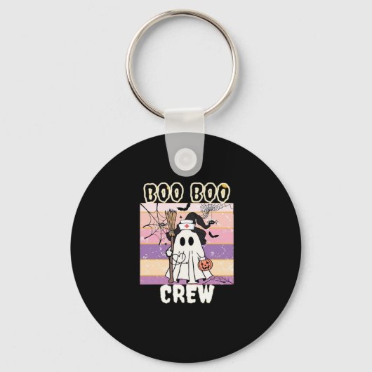 Porte-clés Boo Boo Crew Halloween Ghost Nurse Essential T-Shi (Recto)