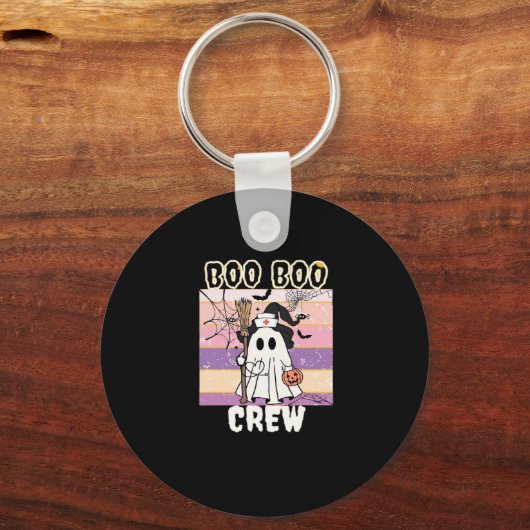 Porte-clés Boo Boo Crew Halloween Ghost Nurse Essential T-Shi (Recto)