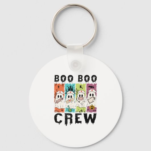 Porte-clés Boo Boo Crew Infirmière d'Halloween (Recto)