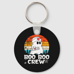 Porte-clés Boo Boo Crew Nurse Funny Ghost Women Halloween Nur