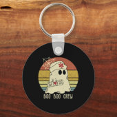 Porte-clés Boo Boo Infirmière D'Équipage Infirmière D'Hallowe (Recto)