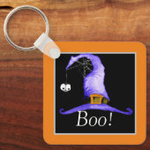 Porte-clés Boo ! Casquette de sorcières (Recto)