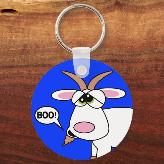 Porte-clés Boo ! Chèvre (Recto)