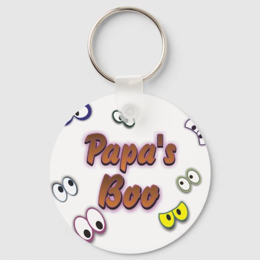 PORTE-CLÉS BOO EYES PAPA (Recto)