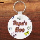PORTE-CLÉS BOO EYES PAPA (Recto)