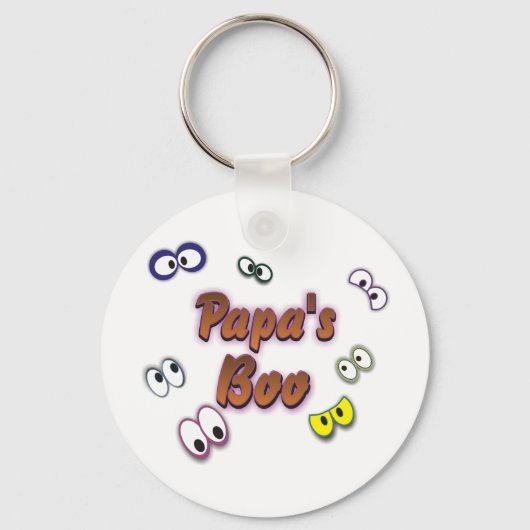PORTE-CLÉS BOO EYES PAPA (Recto)