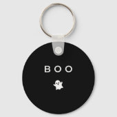 Porte-clés Boo Ghost Halloween Subtle Minimal Fall Funny Tric (Recto)