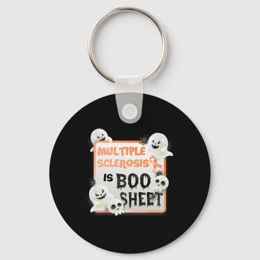 Porte-clés Boo Halloween Ghost Ms Multiple Sclerosis Is Boo S (Recto)