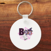 Porte-clés Boo Halloween Octobre rose (Recto)